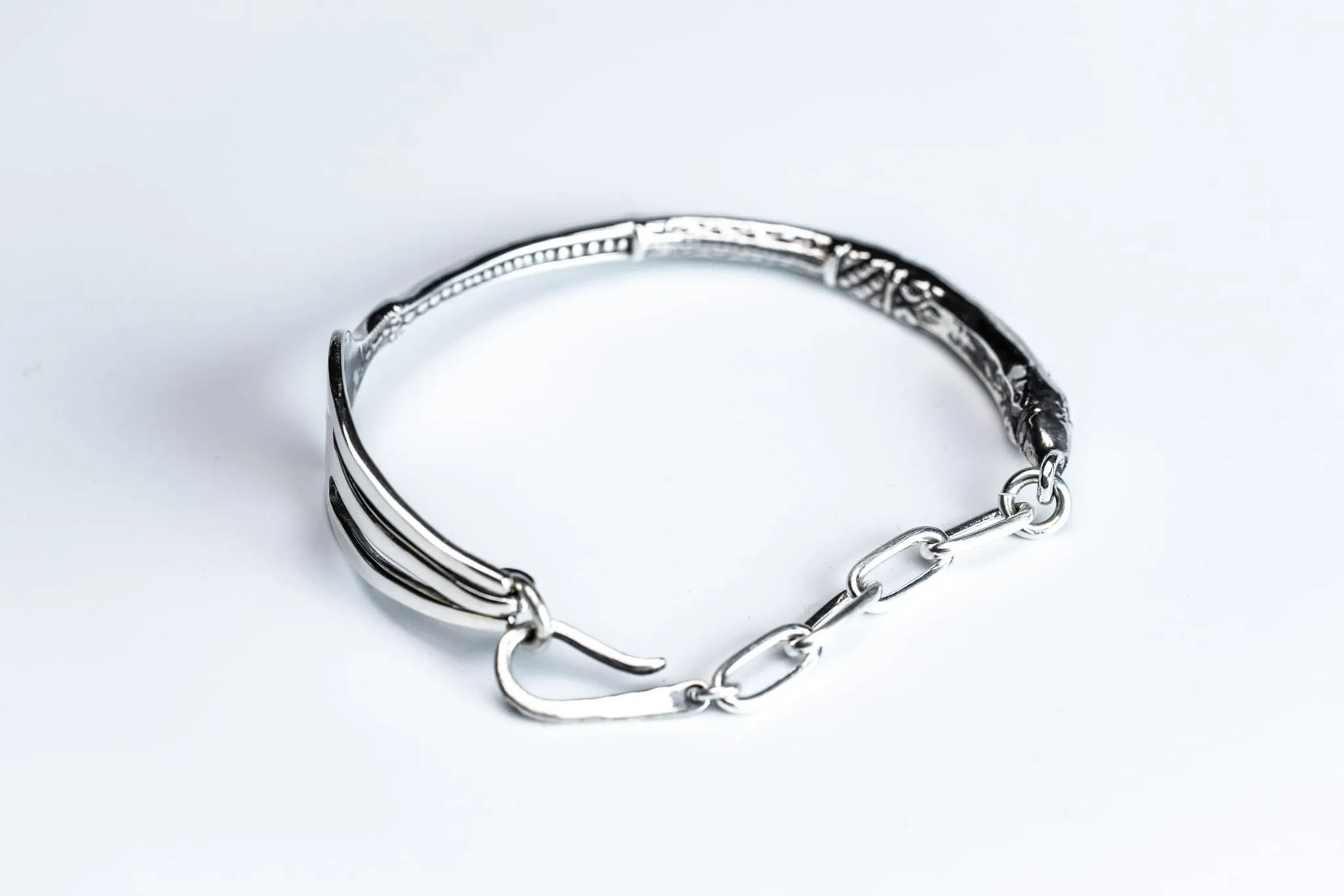 WAKAN SILVER SMITH - Antique fork bracelet - SILVER