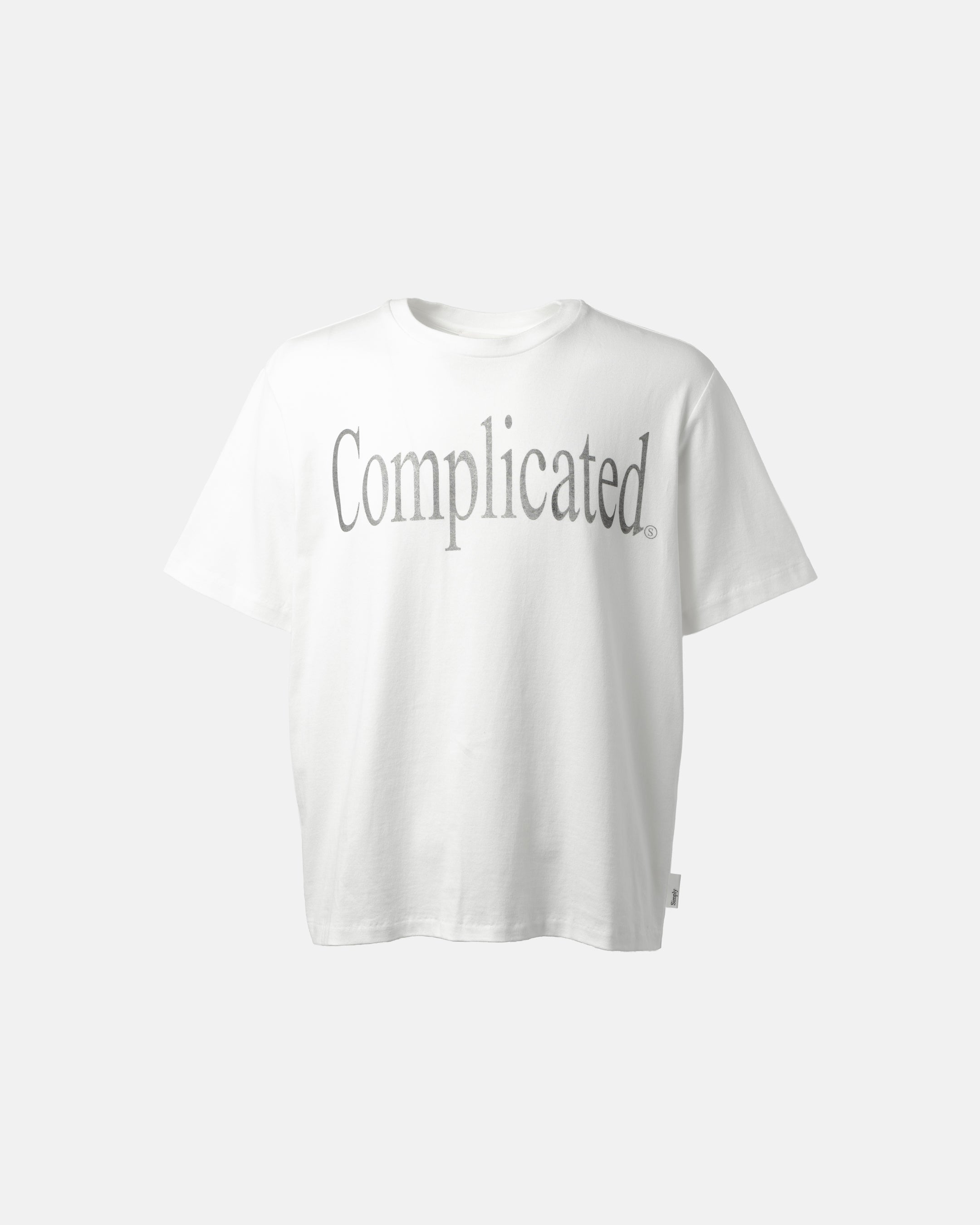 simplycomplicated OXFD SHIRT サイズ2 ホワイト SimplyComplicated - Complicated TEE - WHITE – un