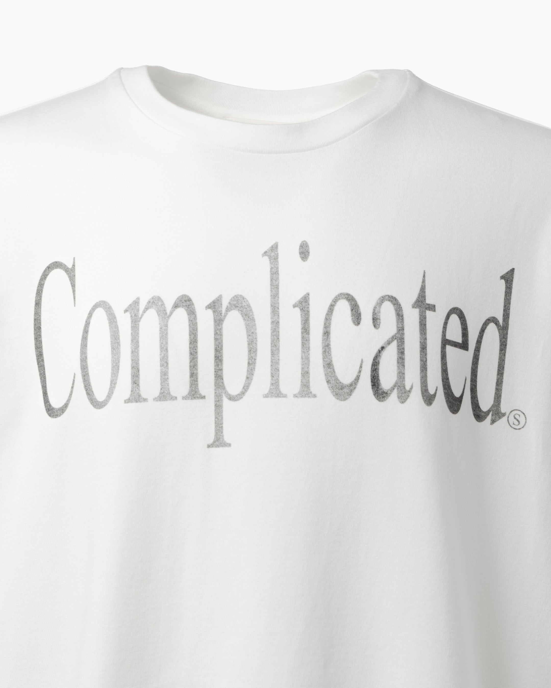 COMPLEX COMP 2024051 Tシャツ M SimplyComplicated - Complicated TEE - WHITE – un