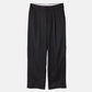 SimplyComplicated - MARBELT TROUSERS - BLACK