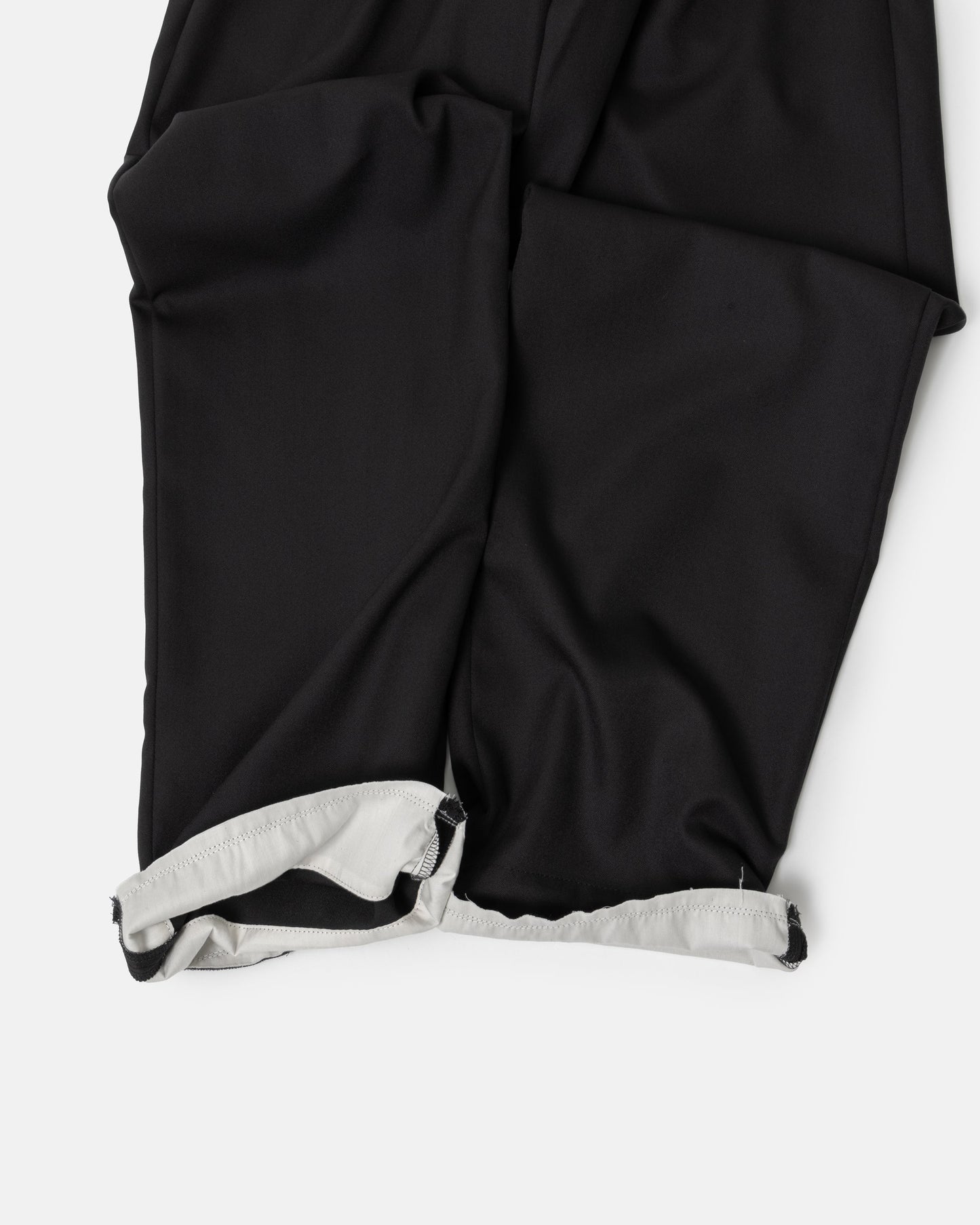 SimplyComplicated - MARBELT TROUSERS - BLACK