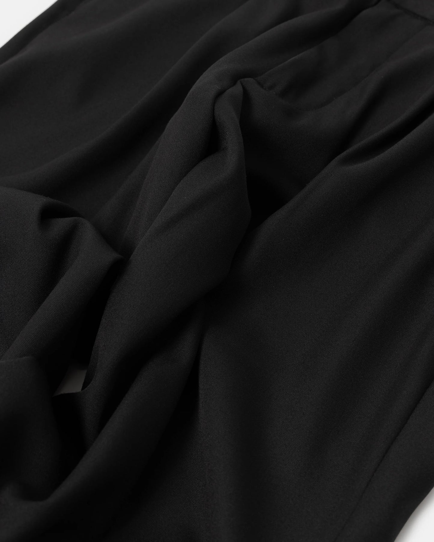 SimplyComplicated - MARBELT TROUSERS - BLACK