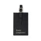 SimplyComplicated - TRAVELER LEATHER TAG - BLACK