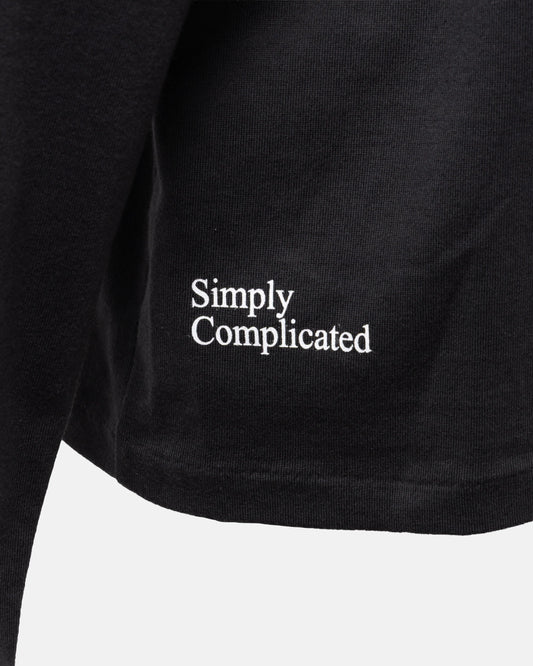 SimplyComplicated SMOOTH L/S TEE - CHACOAL