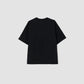 JOHN MASON SMITH / JANE SMITH - DEAR OLD FRIENDS FLOCKY S/S T-SHIRT - BLACK