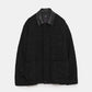08sircus - Wool tweed coverall - BLACK