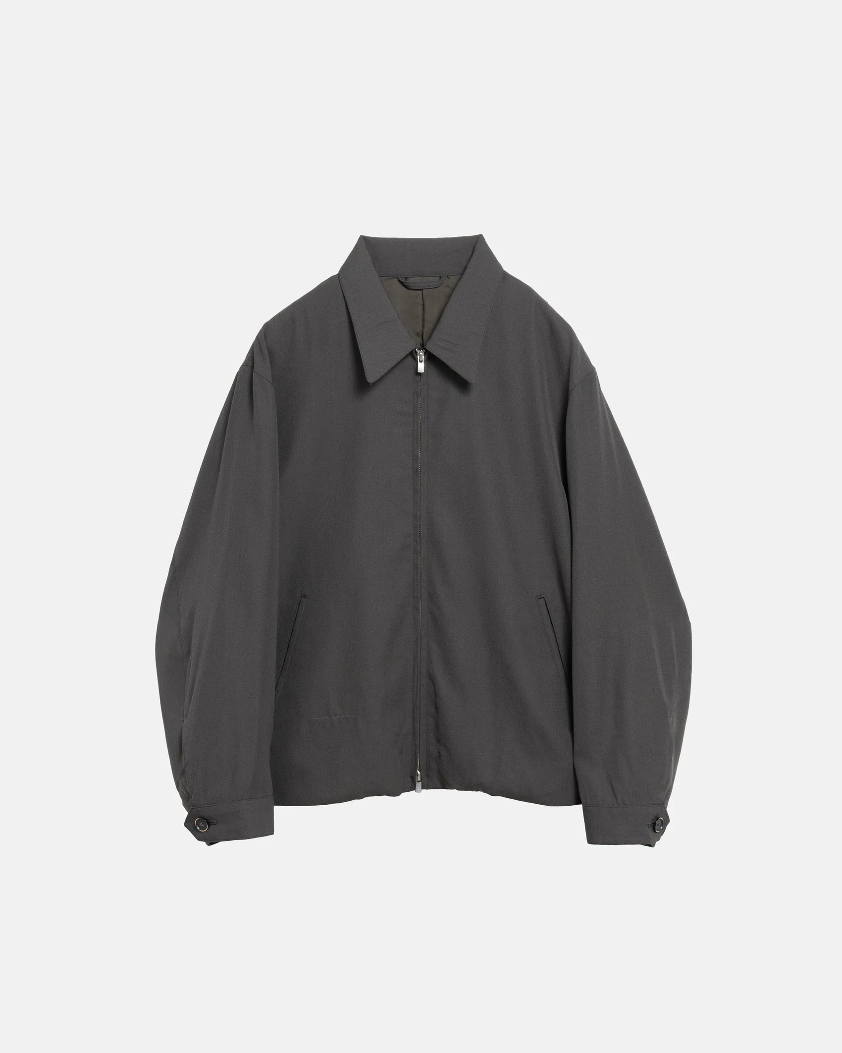 SimplyComplicated - EVERYDAY VIRGIN WOOL SHIRT JACKET - CHARCOAL