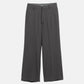 SimplyComplicated - EVERYDAY VIRGIN WOOL TROUSERS - CHARCOAL