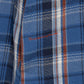 SimplyComplicated - RAW EDGE CHECK SHIRT - BLUE CHECK