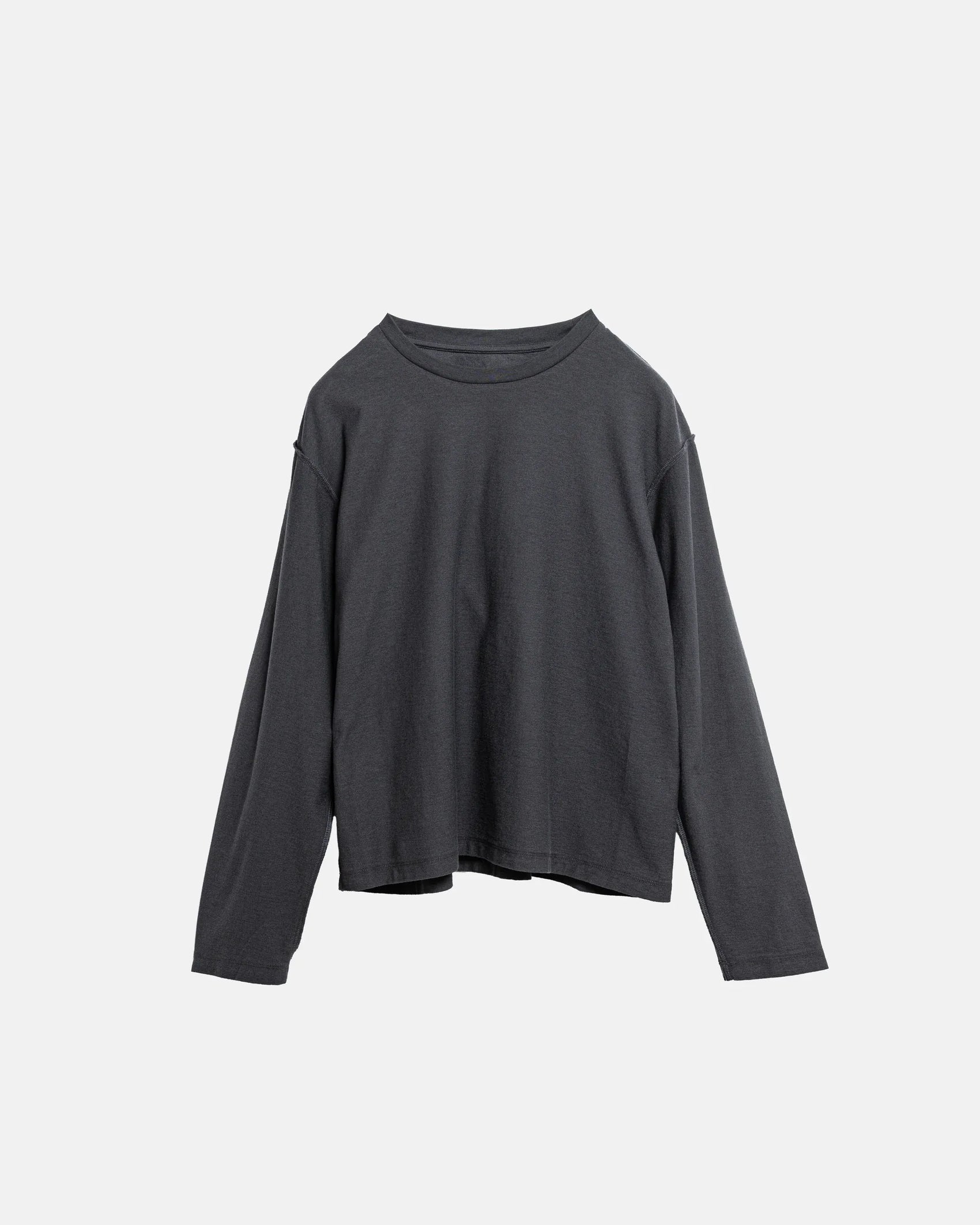 SimplyComplicated - SLAB L/S TEE - CHARCOAL
