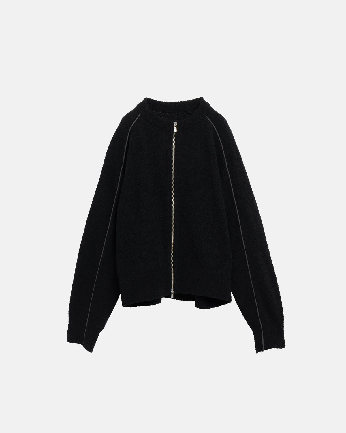 SimplyComplicated - TRACK CREW DRIVERS KNIT - BLACK