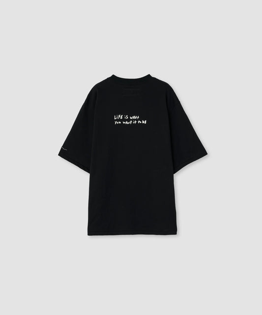 JOHN MASON SMITH / JANE SMITH - JAI TANJU BE INSANE S/S T-SHIRT - BLACK