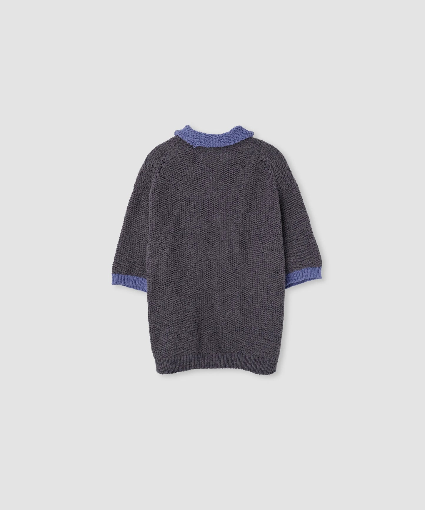 JOHN MASON SMITH / JANE SMITH - 3G KNIT POLO - PURPLE MIX