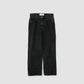 JOHN MASON SMITH / JANE SMITH - SULFUR DYE HEAVY DUCK CLOTH 5 POCKET PANTS - BLACK