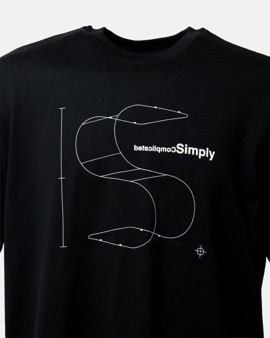 SimplyComplicated - CHAIR TEE - BLACK