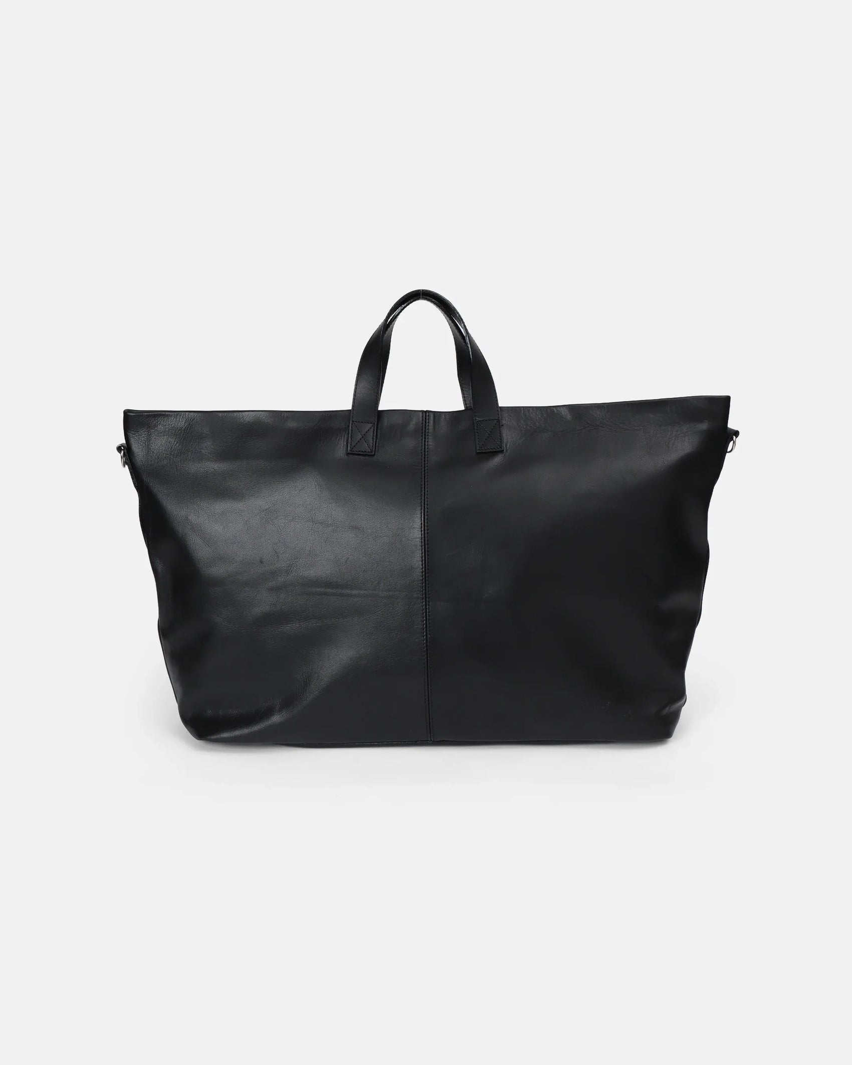 SimplyComplicated - ESSENTIAL LEATHER TOTE BAG - BLACK