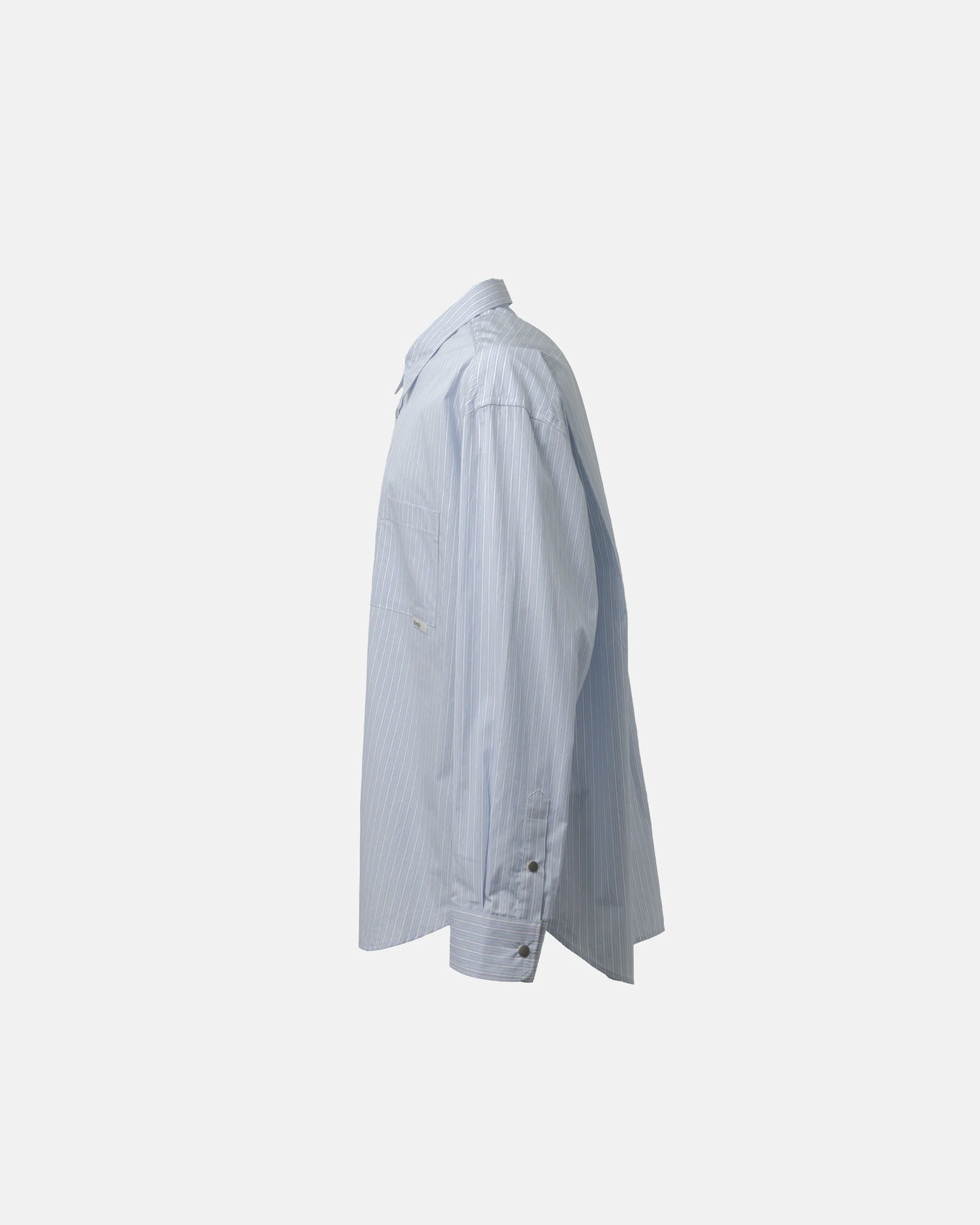 SimplyComplicated - FLUX BUTTON UP SHIRT - BLUE STRIPE