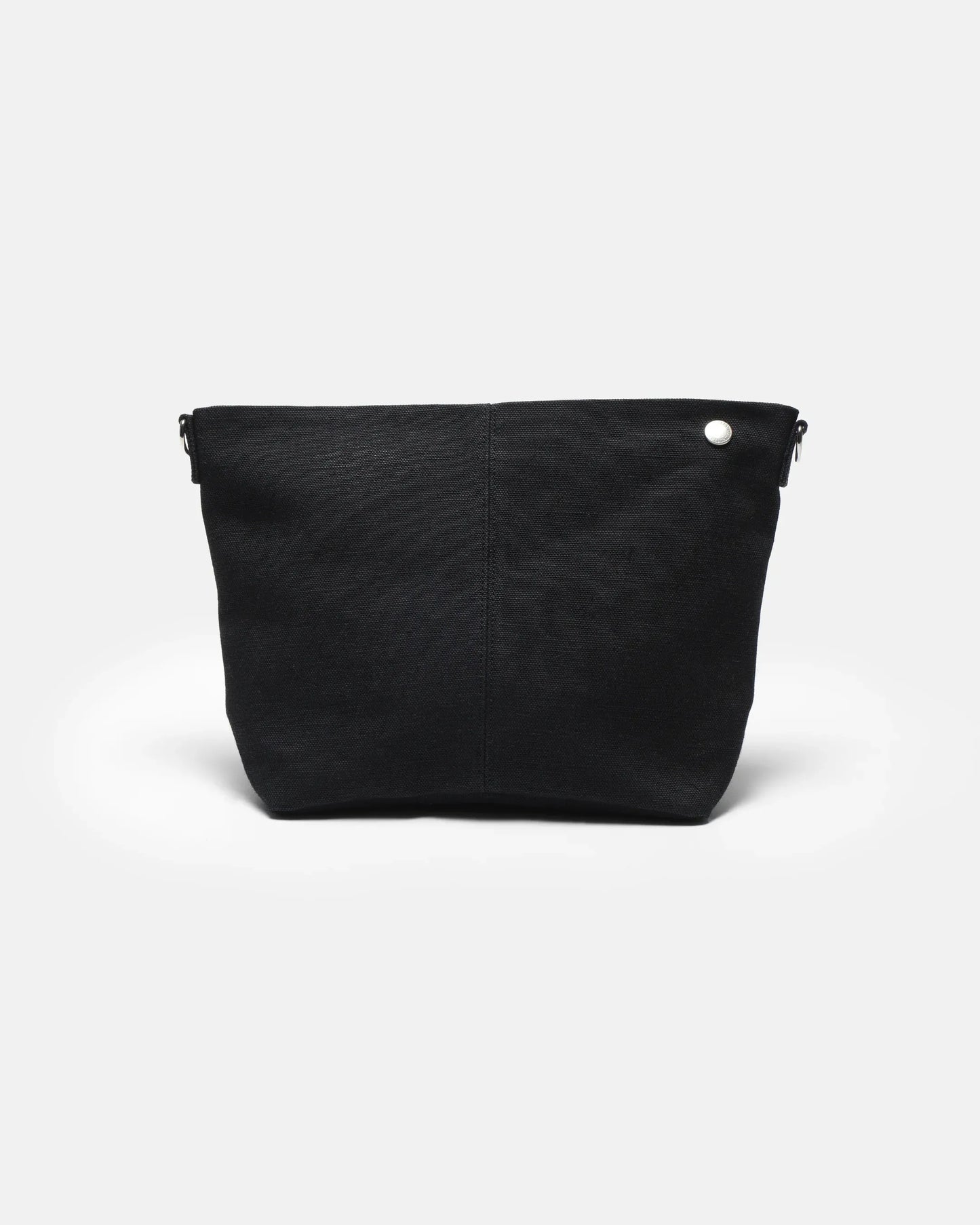 SimplyComplicated - JUTE CANVAS MINI BAG - BLACK