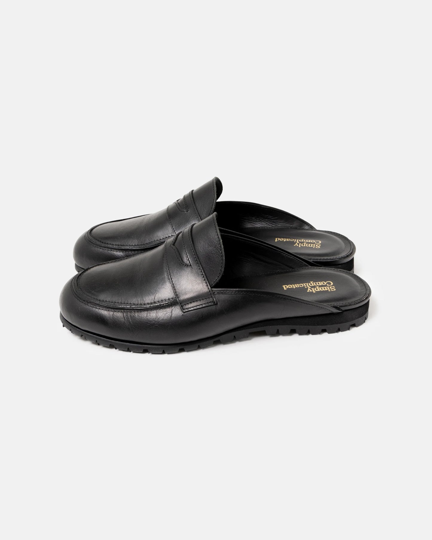 SimplyComplicated - LOAFER MULE - BLACK