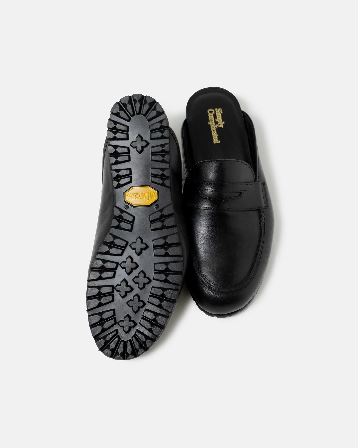 SimplyComplicated - LOAFER MULE - BLACK