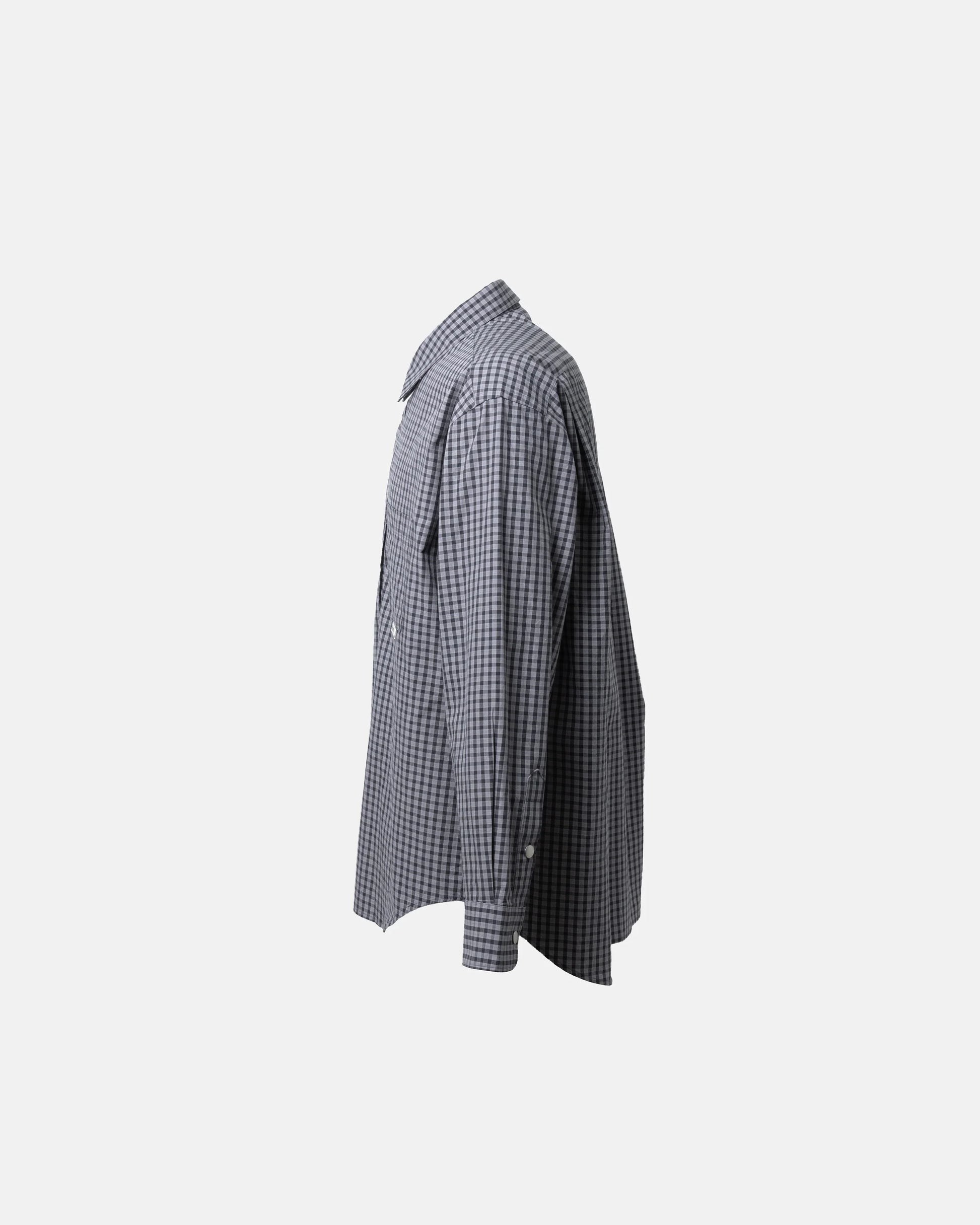 SimplyComplicated - UNCLE BUTTON UP SHIRT - BLACK CHECK – un