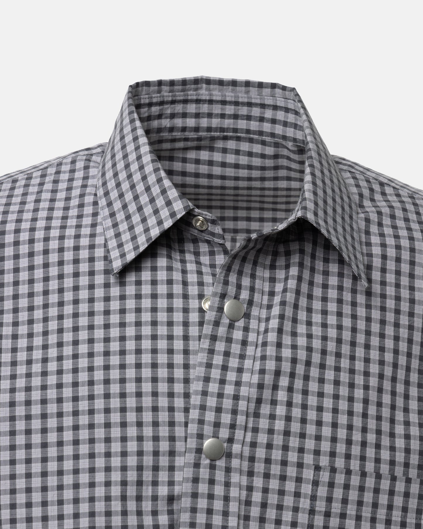 SimplyComplicated - UNCLE BUTTON UP SHIRT - BLACK CHECK