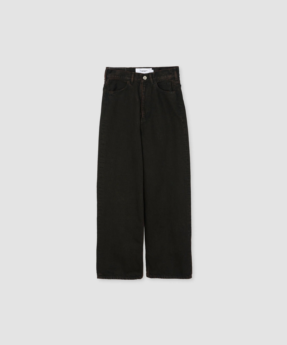 JOHN MASON SMITH / JANE SMITH - 13oz DENIM 5 POCKET PANTS - BLACK BROWN