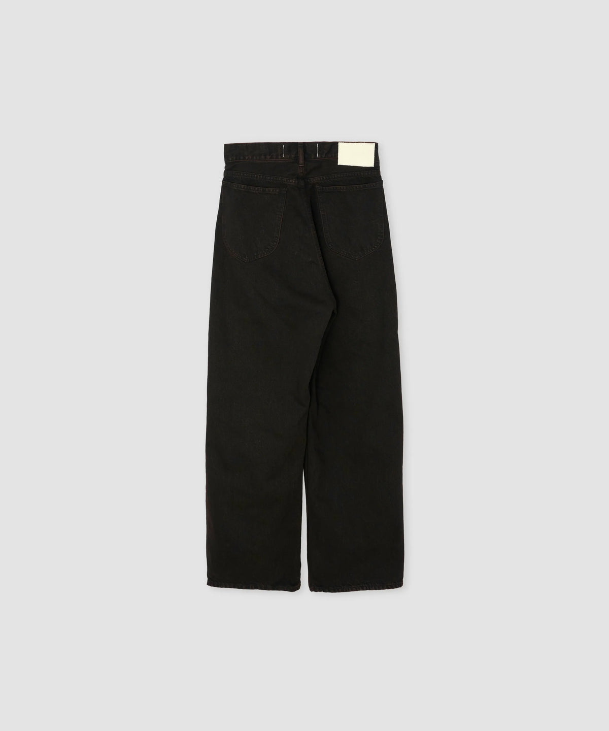 JOHN MASON SMITH / JANE SMITH - 13oz DENIM 5 POCKET PANTS - BLACK BROWN