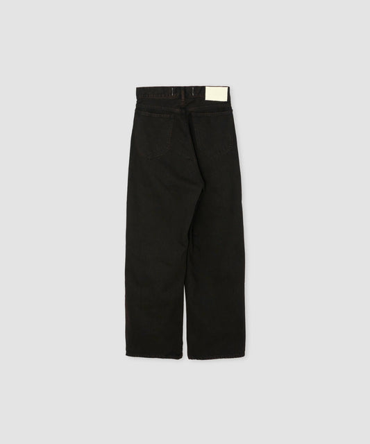 JOHN MASON SMITH / JANE SMITH - 13oz DENIM 5 POCKET PANTS - BLACK BROWN