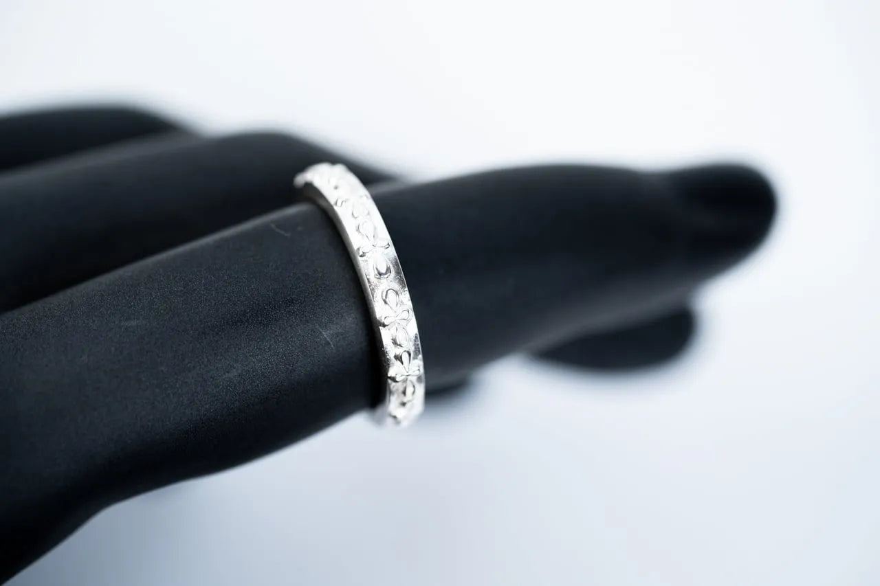 WAKAN SILVER SMITH - Mebiusu pattern ring - SILVER