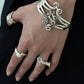WAKAN SILVER SMITH - Double fork bracelet - SILVER