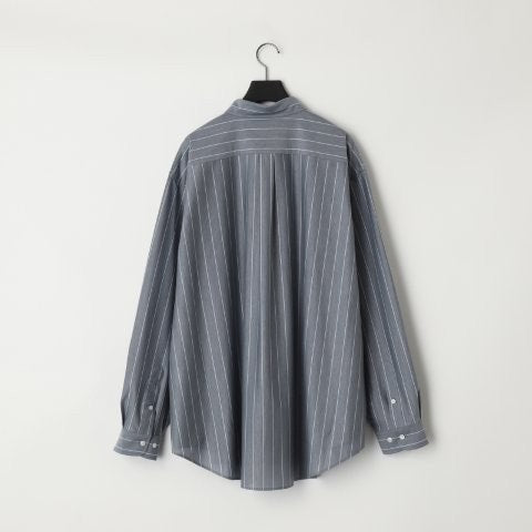 KANEMASA PHIL. - 46G Atmosphere Stripe Shirt - BLUE(Gloucester blue)