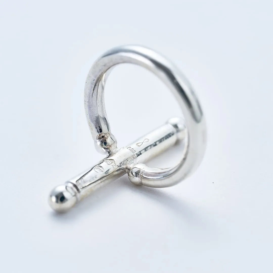 WAKAN SILVER SMITH - Breastplate Ring (Cross) - SILVER