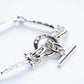 WAKAN SILVER SMITH - Horse bit bracelet (elongated) - SILVER