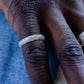 WAKAN SILVER SMITH - Arabesque half round ring S - SILVER