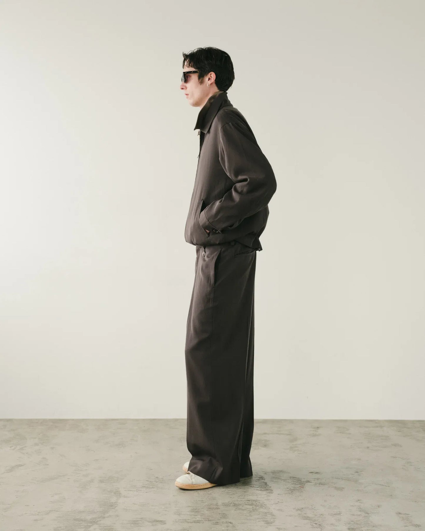 SimplyComplicated - EVERYDAY VIRGIN WOOL SHIRT JACKET - CHARCOAL