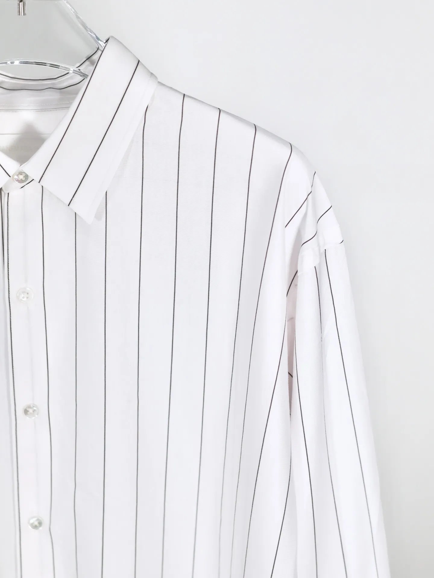 KANEMASA PHIL. - 46G Atmosphere Stripe Shirt - WHITE(Nova White)