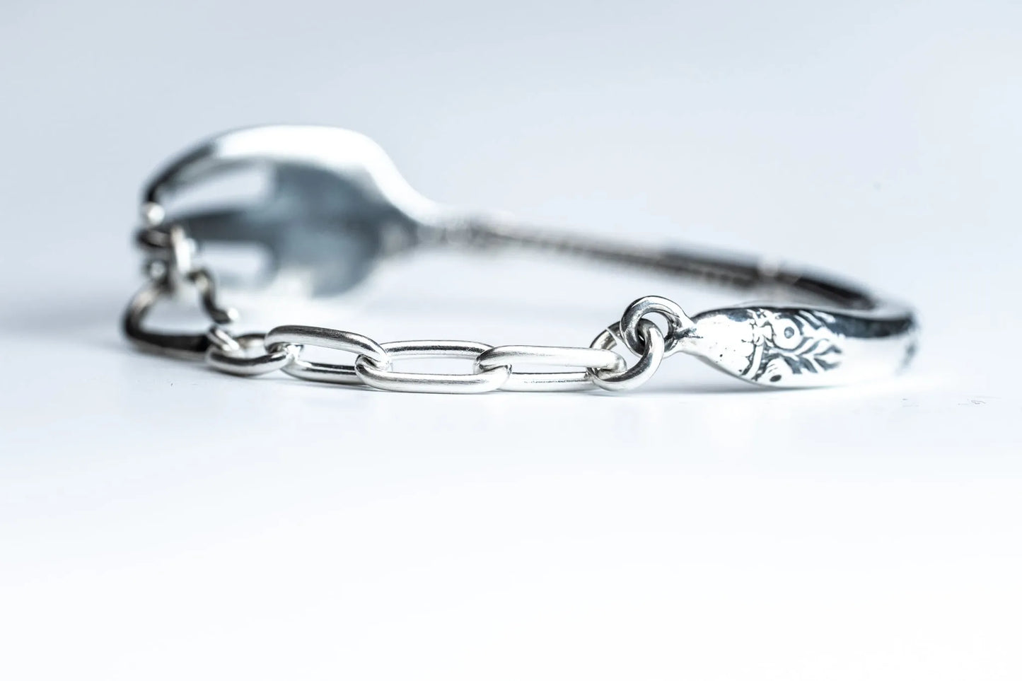 WAKAN SILVER SMITH - Antique fork bracelet - SILVER