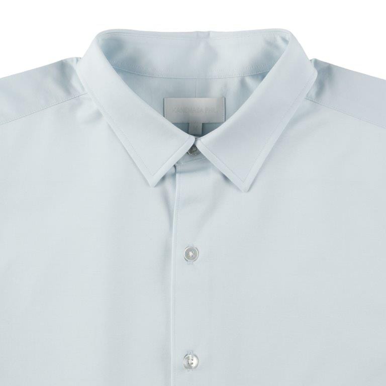 トップス 46G Atmosphere L/S shirt sax KANEMASA PHIL.】46G Atmosphere L/S Shirt – Mo