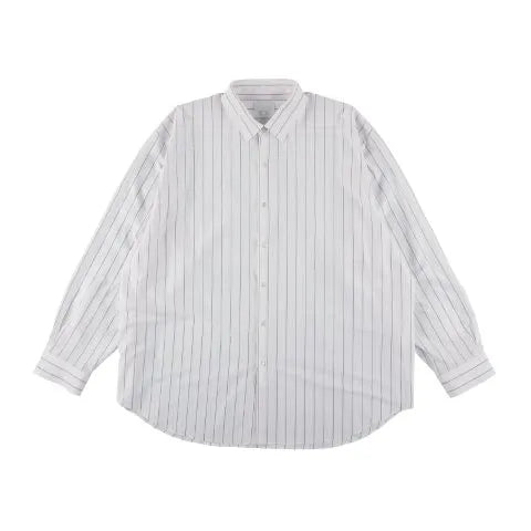 KANEMASA PHIL. - 46G Atmosphere Stripe Shirt - WHITE(Nova White)