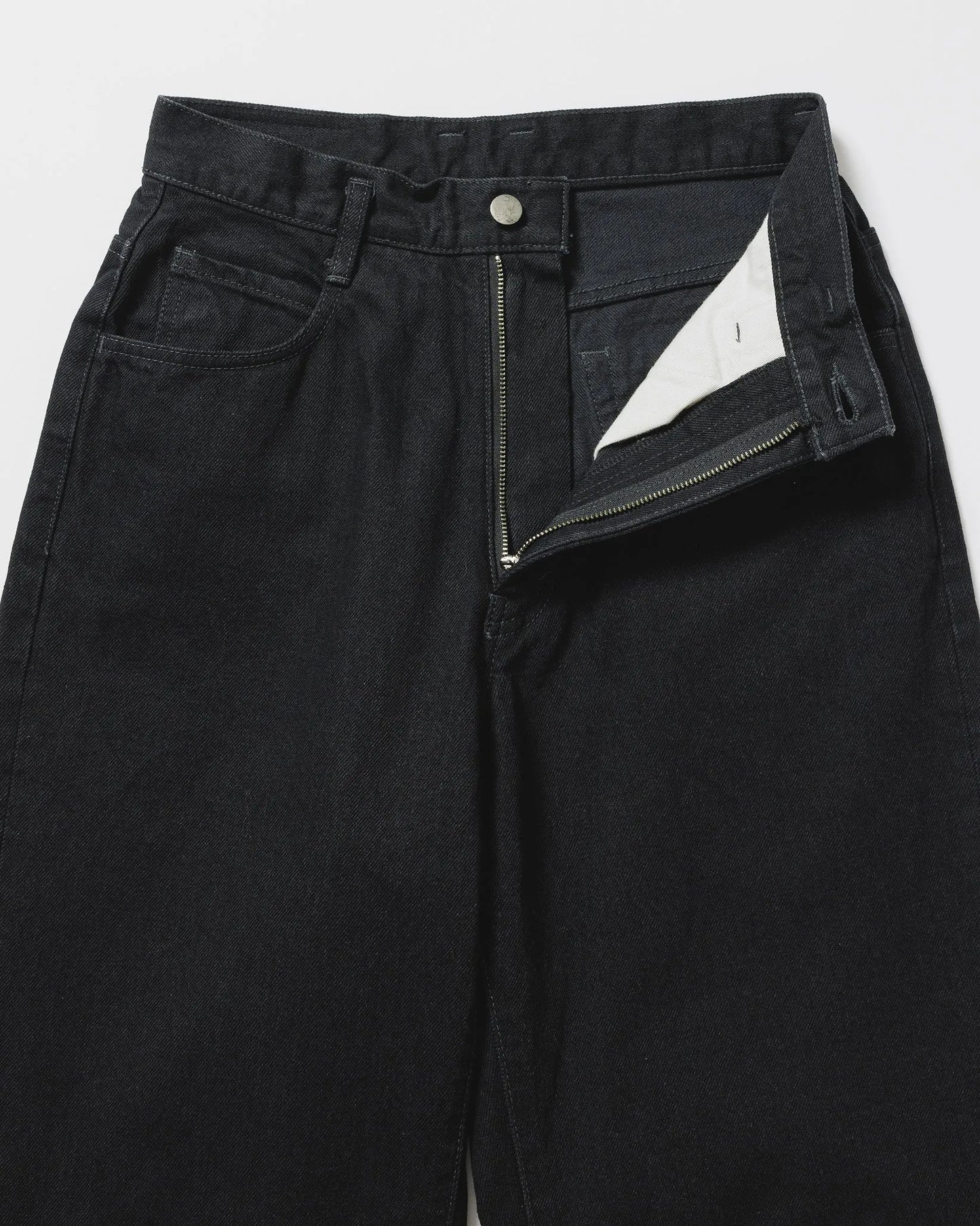 nakedgauge - ONE WASH BLACK DENIM ASHLEY JEANS - BLACK