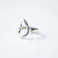 WAKAN SILVER SMITH - See through curve ring M  - SILVER