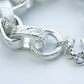 WAKAN SILVER SMITH - Arabesque Hopi chain bracelet - SILVER