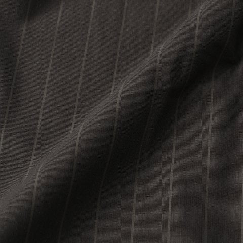 KANEMASA PHIL. - 46G Atmosphere Stripe Shirt - GREY(Nile grey)
