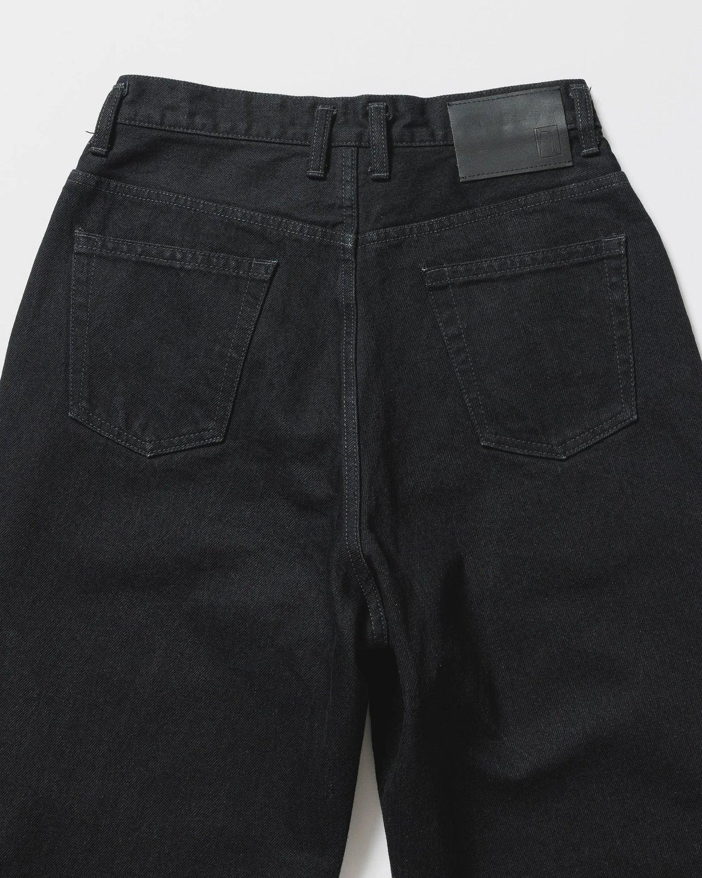nakedgauge - ONE WASH BLACK DENIM ASHLEY JEANS - BLACK