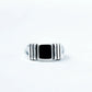 WAKAN SILVER SMITH - Brick ring【Signet】 - SILVER