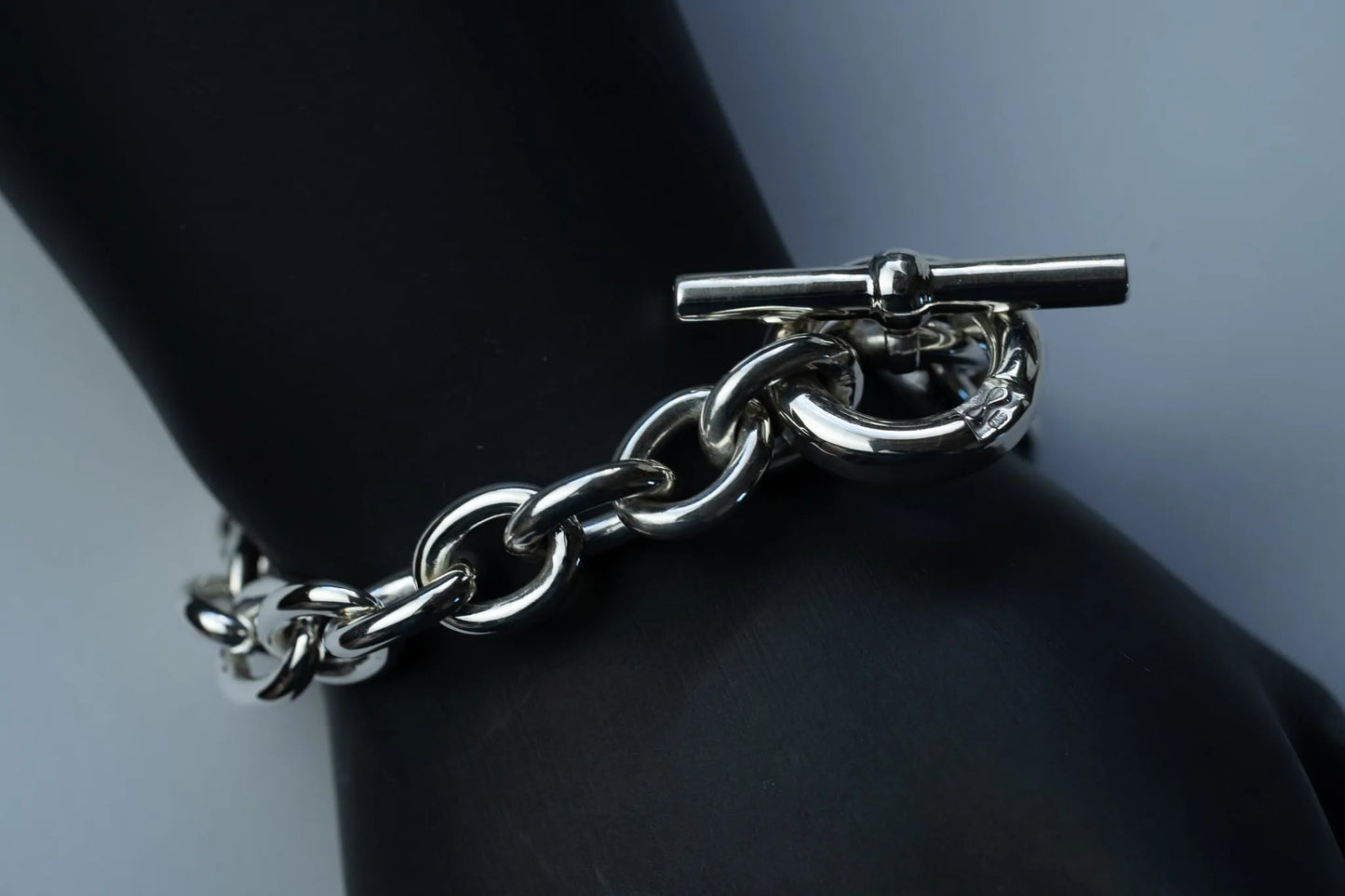 WAKAN SILVER SMITH - Hook connect bracelet (Large) - SILVER