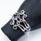 WAKAN SILVER SMITH - Double fork bracelet - SILVER