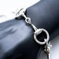WAKAN SILVER SMITH - Horse bit bracelet (double) - SILVER