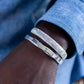WAKAN SILVER SMITH - Arabesque bangle M - SILVER